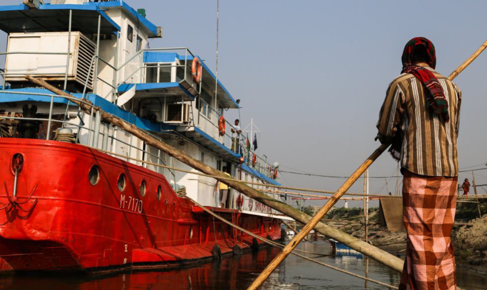 El barco-hospital Lifebuoy Friendship Hospital.