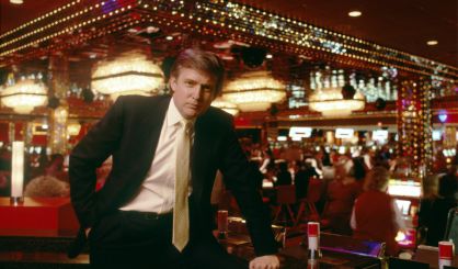 Trump en 1988 en uno de sus hoteles en Atlantic City.