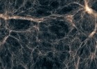 Recreación de la telaraña cósmica en la que se distribuye la materia del universo