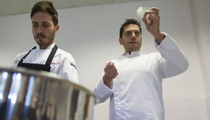 El cocinero Diego Gallegos.