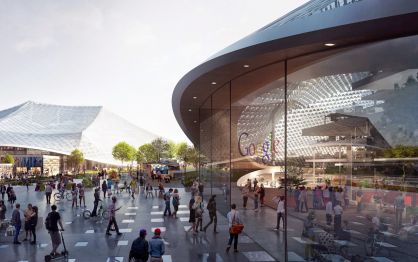 Render de la nueva sede de Google.