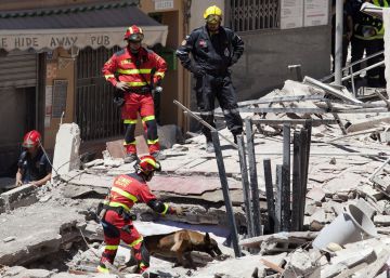 Derrumbe en Tenerife