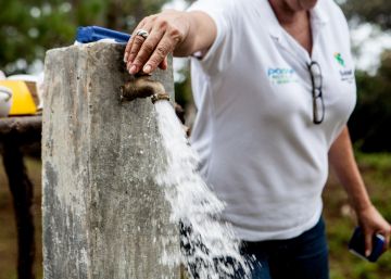 Este grifo abastece de agua a la comunidad de Buena Vista, en la provincia de Cocle (Panam&aacute;).