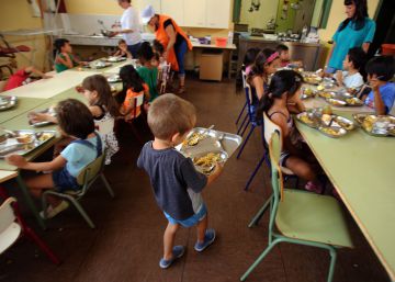 Un comedor infantil de verano en Espa&ntilde;a.