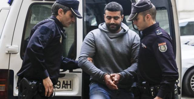 El yihadista Mohamed Harrak, detenido en Palma.