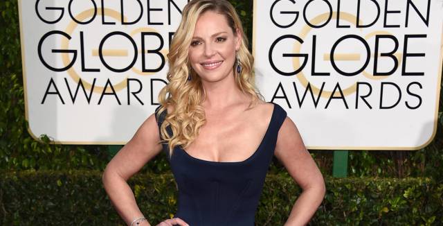 Katherine Heigl en los Globo de Oro. 