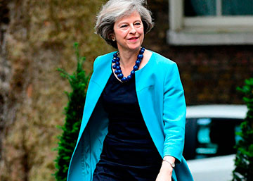 Theresa May, cuando los zapatos sí importan