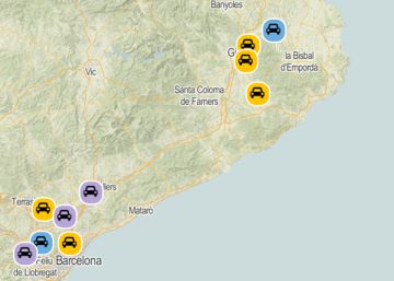 El mapa dels radars de tram de Catalunya