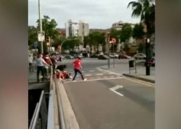 Agresión a dos voluntarias de Barcelona con la Selección