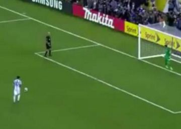 Así falló Leo Messi su penalti en la decisiva tanda ante Chile