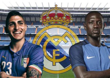El Madrid activa el plan B por si falla Pogba: Sissoko y Verratti