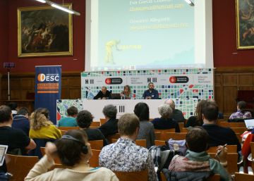 Encuentro de la Plataforma Global por el Derecho a la Ciudad celebrado en Barcelona el pasado 2 de abril.
