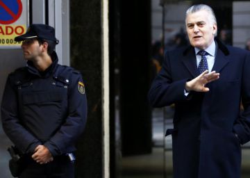 Salida de B&aacute;rcenas de la Audiencia Nacional, en una imagen de archivo.rn 