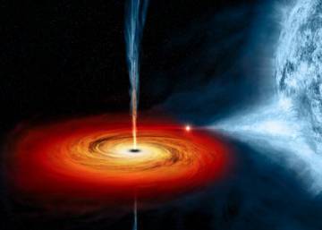 El agujero negro más brillante resucita después de 26 años