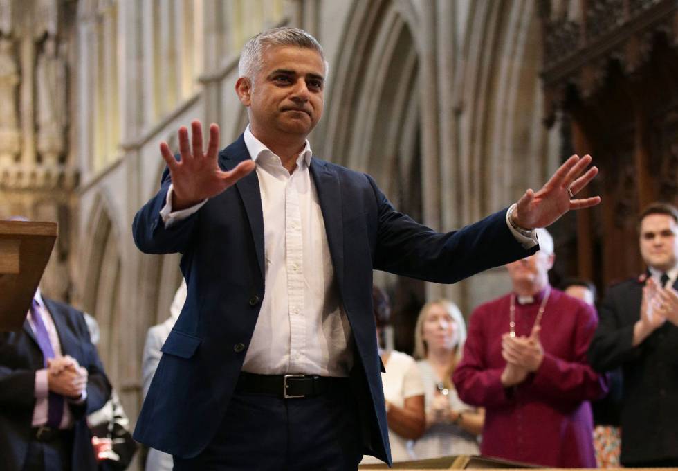 El nuevo alcalde de Londres, Sadiq Khan. El nuevo alcalde de Londres, Sadiq Khan.