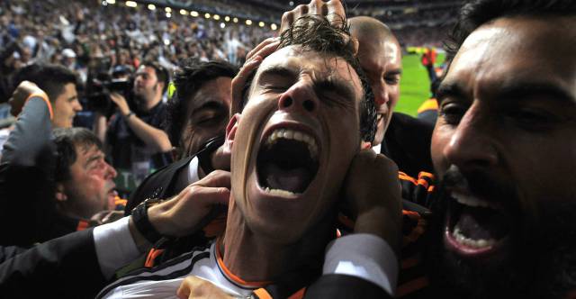Gareth Bale celebra la Champions que gan&oacute; el Real Madrid al Atl&eacute;tico el pasado 24 de mayo de 2014, en Lisboa. 