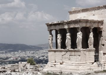 La capital griega, Atenas, vista desde la Acr&oacute;polis.