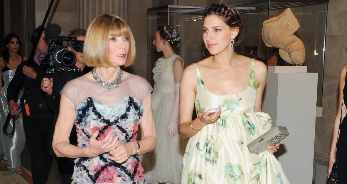 Anna Wintour y Sylvana Ward Durrett en la gala del MET de 2014. 