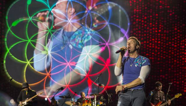 Concierto de Coldplay en Barcelona.