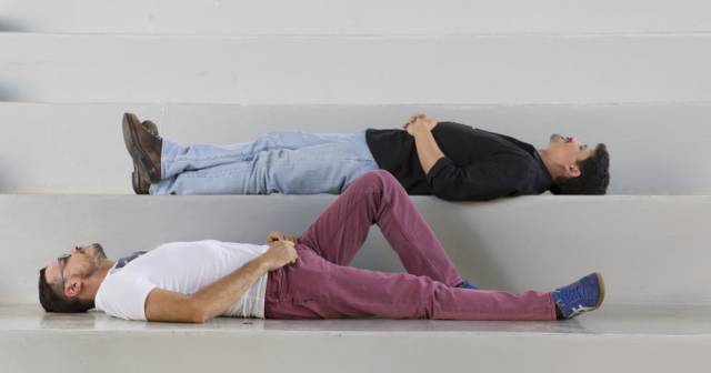 Jos&eacute; Luis Sanz, Director de El faro y Elmer Menjivar posan en Managua durante Centroam&eacute;rica Cuenta.rn 