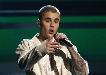 Justin Bieber, en uno de sus últimos conciertos.