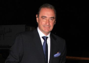 Carlos Herrera durante una boda en Sevilla. 