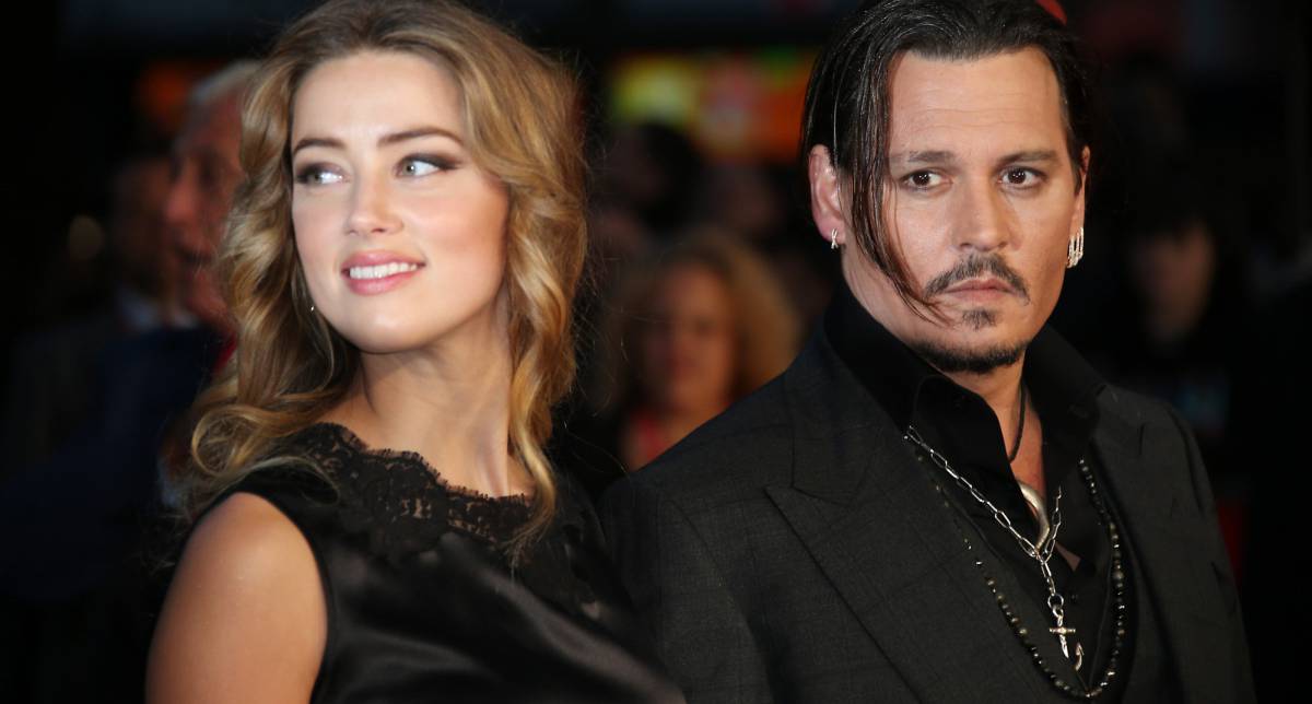 Amber Heard y Johnny Depp, cuando eran pareja.