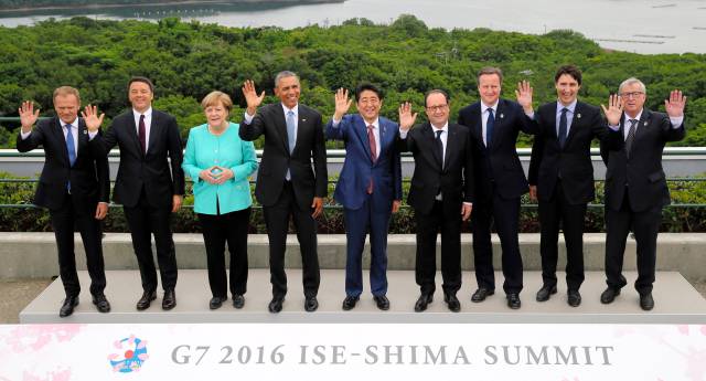Foto de familia del G7