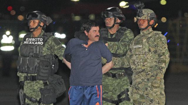'El Chapo' Guzmán, detenido.