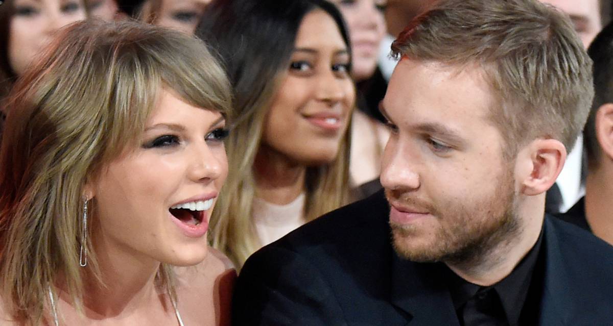 Taylor Swift y Calvin Harris en los premios Billboard de 2015. 