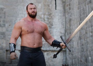 Hafthor Bjornsson en una de las escenas de 'Juego de Tronos'.