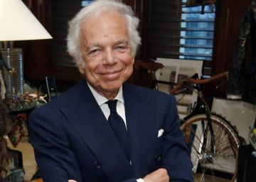 Ralph Lauren, a la derecha, y el presidente de la marca Stefan Larsson.