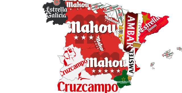The beer map of Spain