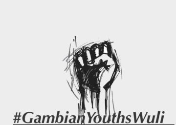 Imagen compartida en Twitter con un 'hashtag' relacionado con la campaña contra el dictador gambiano Jammeh.