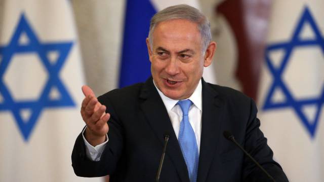 Netanyahu, este martes en Moscú.