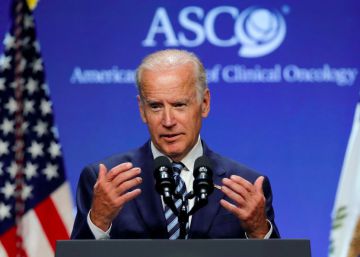 El vicepresidente de EE UU, Joseph Biden, el lunes 6 de junio en Chicago.