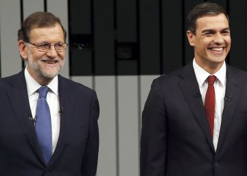 Rajoy, S&aacute;nchez Rivera e Iglesias