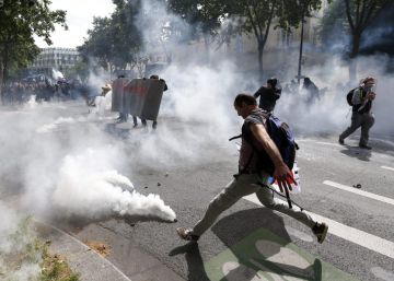 Protestas contra la reforma laboral en Francia