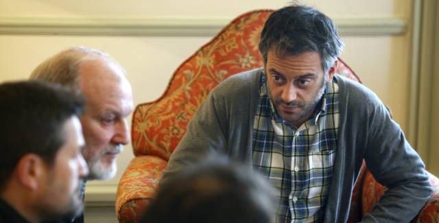 Mayor Xulio Ferreiro (r).