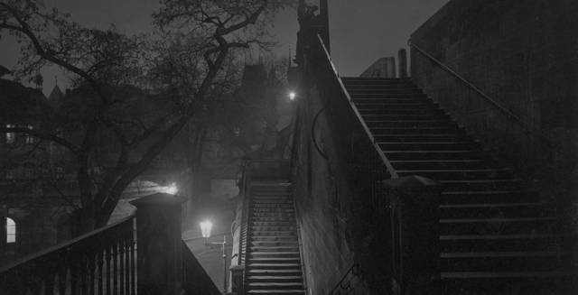 Praga durante la noche, entre 1950 y 1959