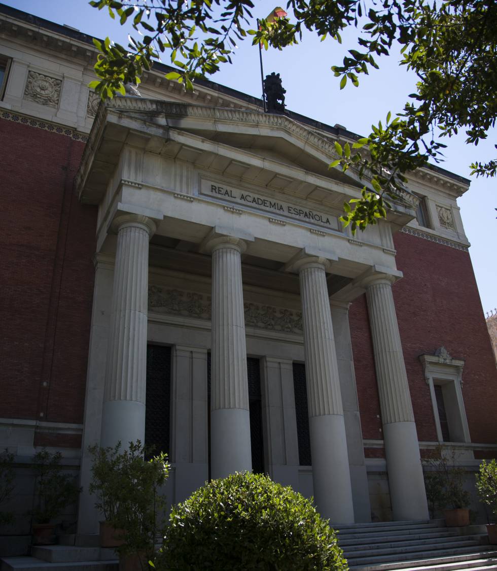 Fachada de la real Academia de la Lengua Fachada de la real Academia de la Lengua