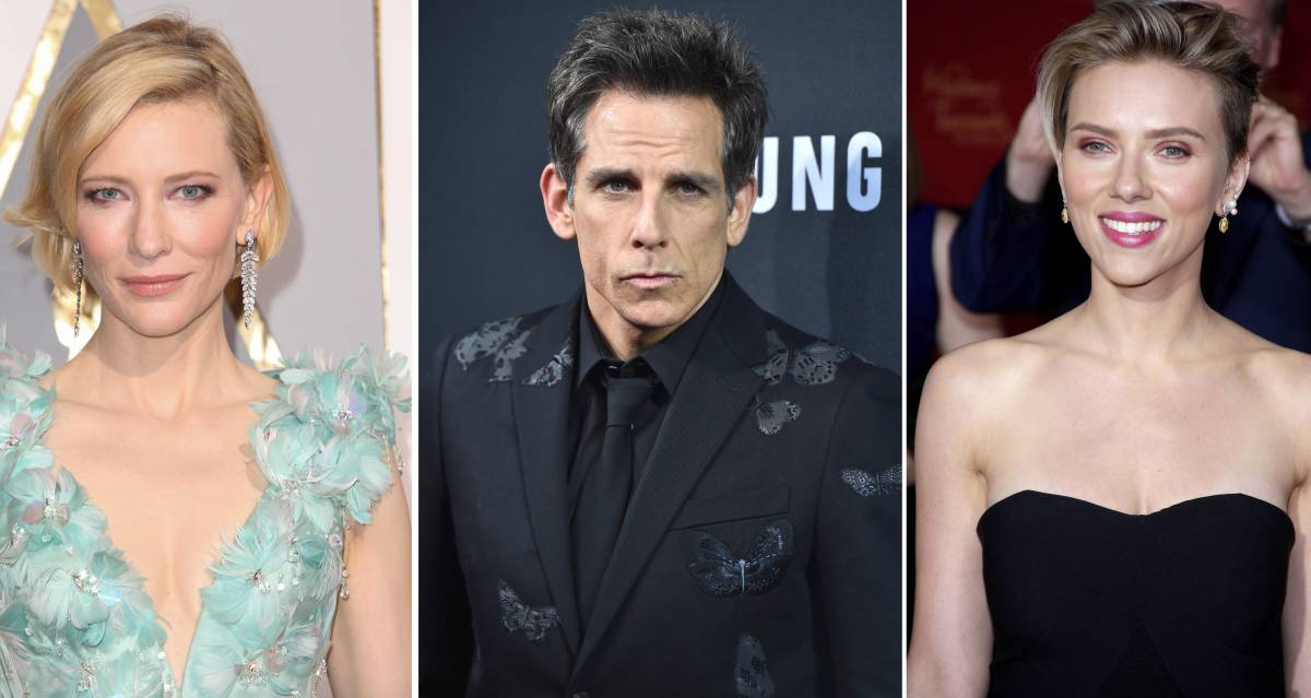 Cate Blanchett, Ben Stiller, Scarlett Johansson, juntos en una campa&ntilde;a de Acnur.