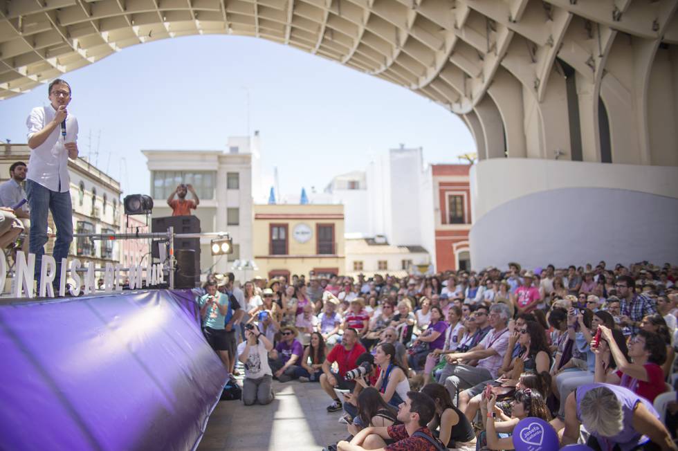 Mitin de Podemos en Sevilla Mitin de Podemos en Sevilla