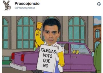 "El señor Iglesias votó que no": el meme de la campaña