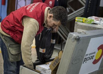 Envío de ayuda humanitaria de la Aecid a Ecuador.