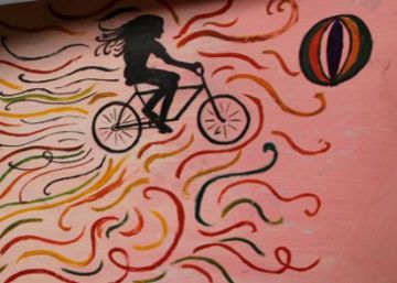 Mural en la sede del Teatro Trono de la ciudad de El Alto, cerca de La Paz (Bolivia)