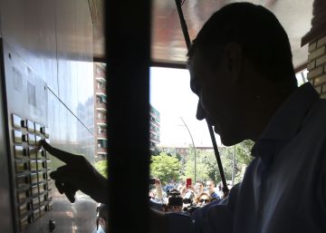 Pedro Sánchez en campaña