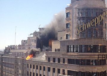 Incendio en el edificio Capitol