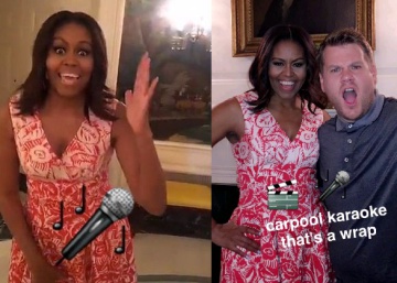 Michelle Obama se une a la moda de Snapchat