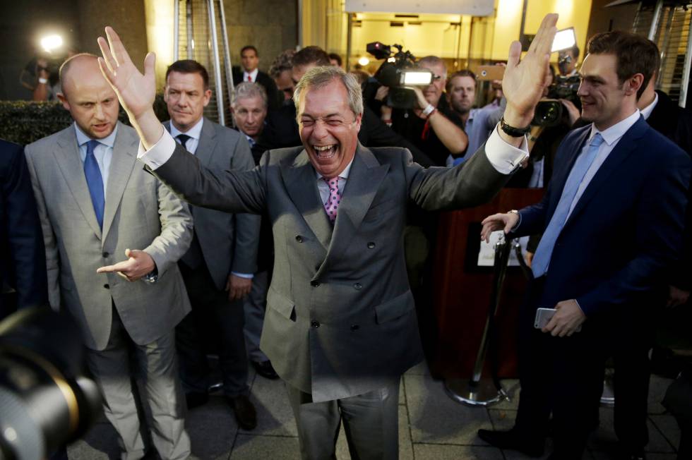 Nigel Farage, líder del UKIP Nigel Farage, líder del UKIP